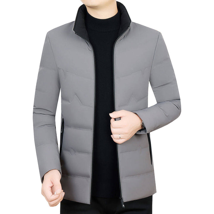 Men's quilted shirt jacket with light thermal lining Mune Fashion