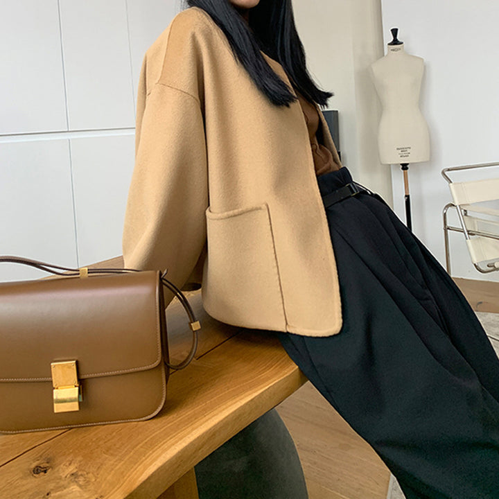 Ladies Cozy and Elegant Oversized Jacket Mune Fashion