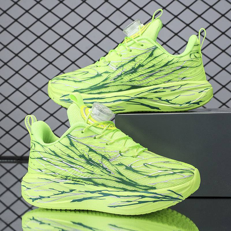 Unisex eye-catching platform sneakers with quick adjustment system and sculpted wave sole Mune Fashion