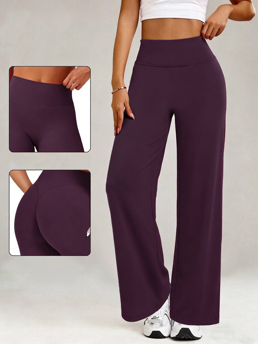 Women's Sporty High-Waisted Pants Mune Fashion