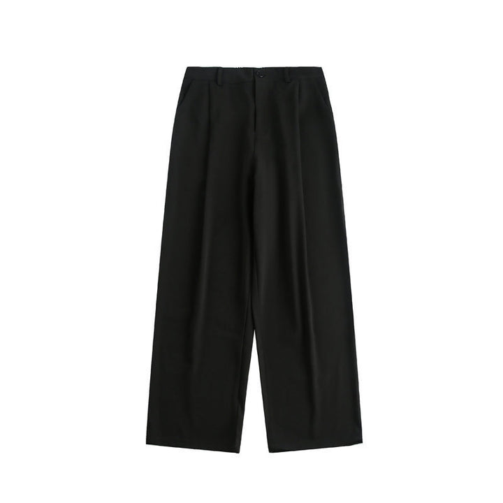 Ladies wide high-waisted trousers with pleats and wide leg Mune Fashion