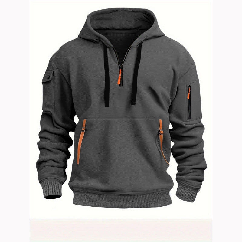 Men's Casual Hoodie with Practical Pockets Mune Fashion