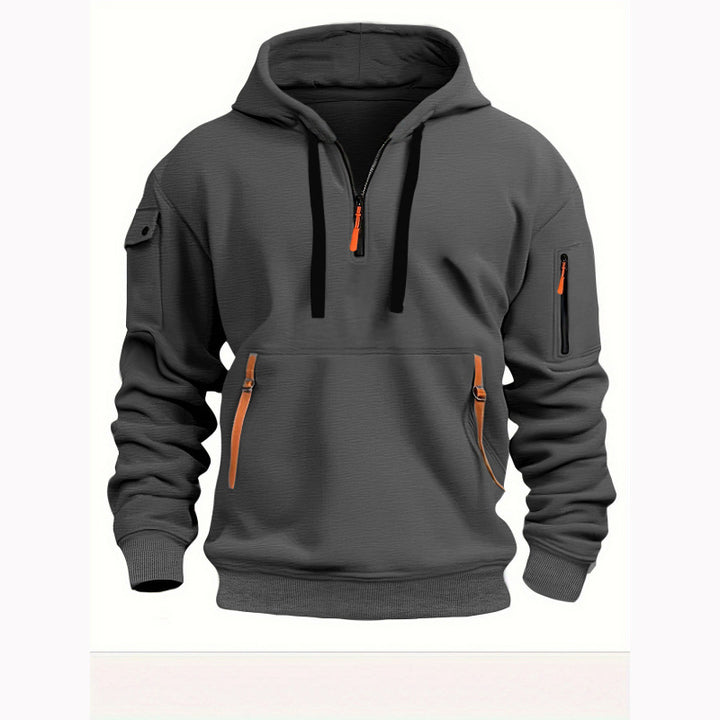 Men's Casual Hoodie with Practical Pockets Mune Fashion
