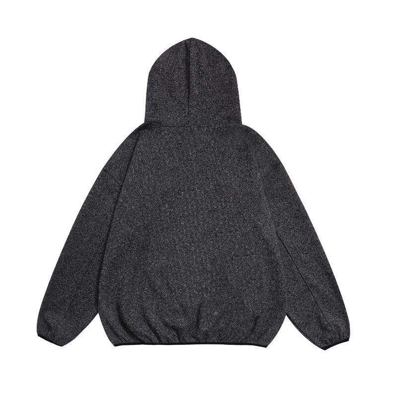 Unisex Cozy Oversized Hoodie with Elastic Hem and Half Zipper Mune Fashion