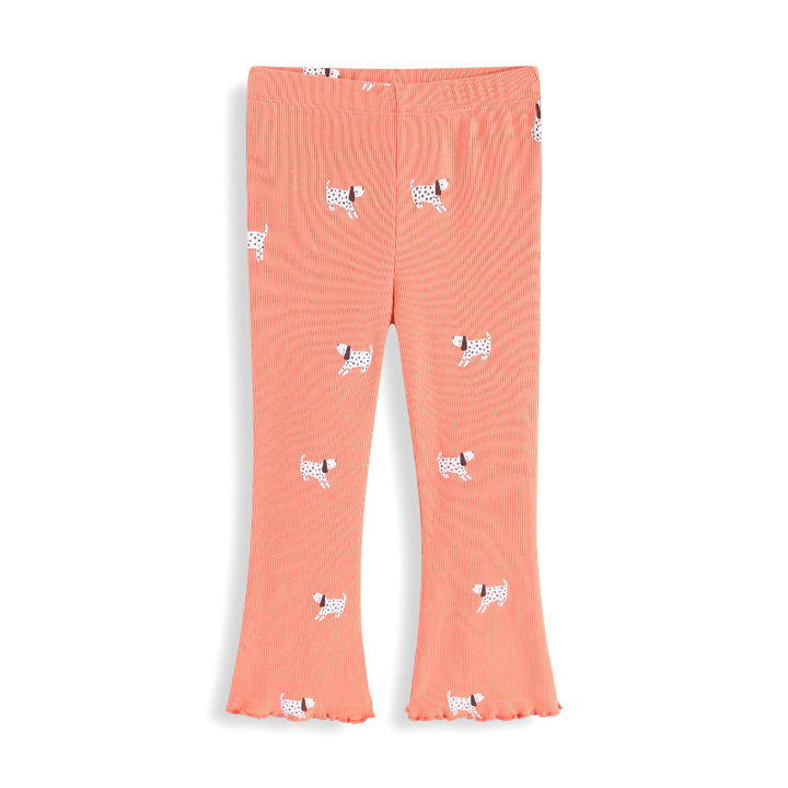 Girls leggings with cheerful dog pattern Mune Fashion