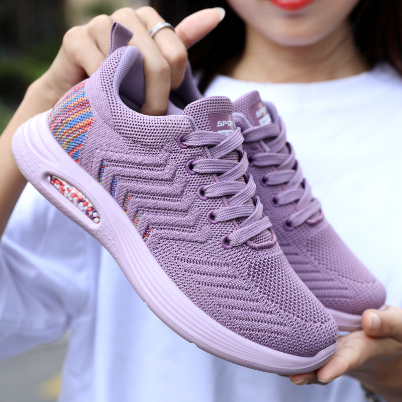 Ladies sporty sneakers with breathable mesh structure and cushioning technology Mune Fashion