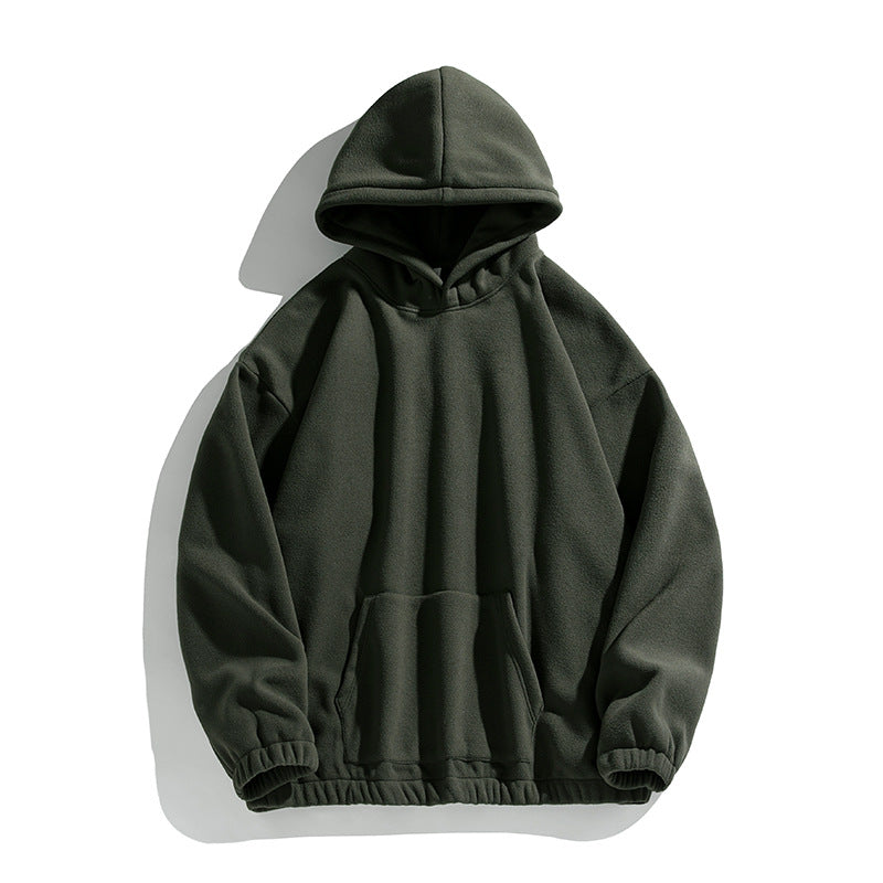 Unisex Oversize Fleece Hoodie with elastic hem and applied kangaroo pocket Mune Fashion