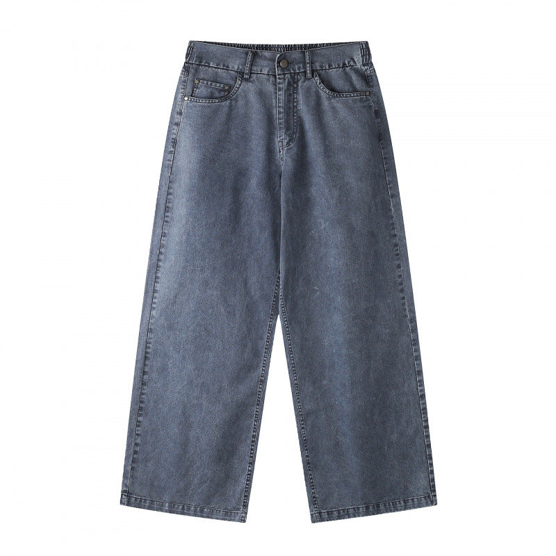 Ladies Wide Cropped Jeans Mune Fashion