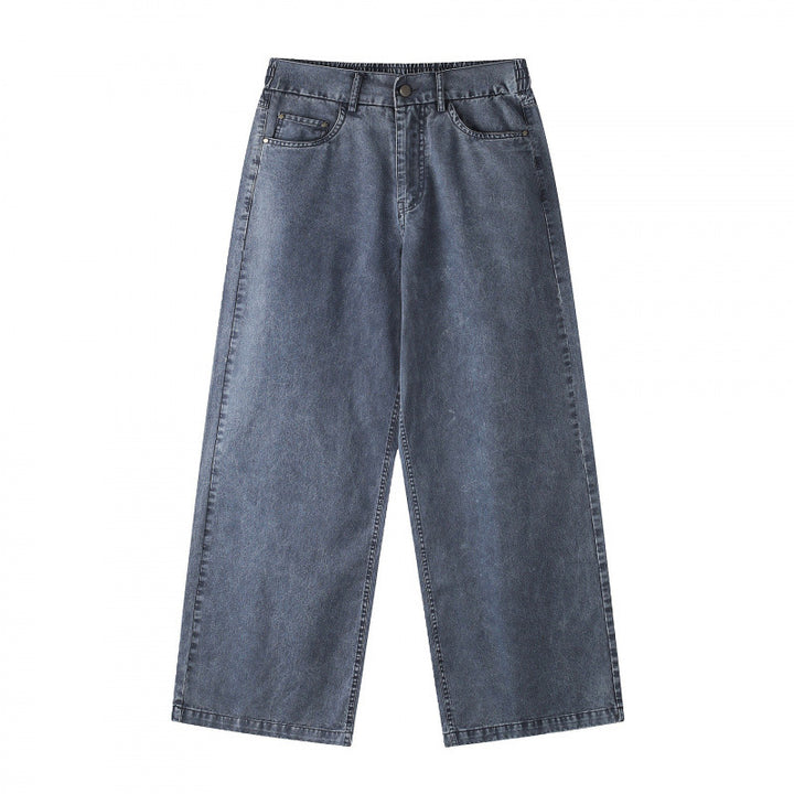 Ladies Wide Cropped Jeans Mune Fashion