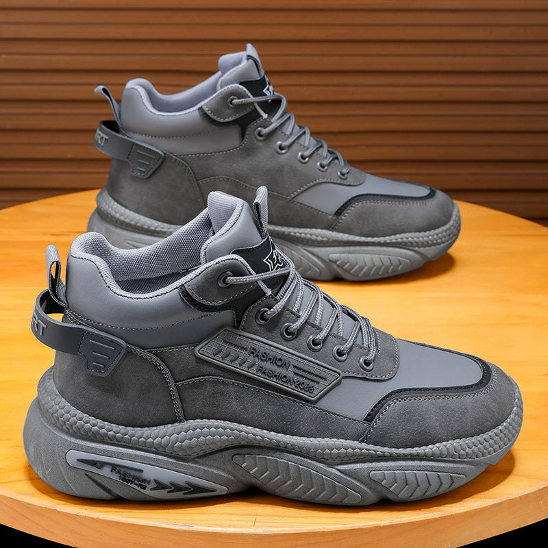 Women High-Top Sneakers with ergonomic cushioning and non-slip sole Mune Fashion