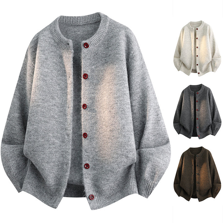 Women's Comfortable Cardigan with Button Placket Mune Fashion