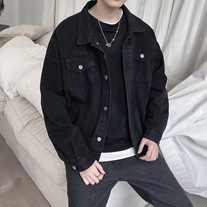 Men's Loose Denim Jacket Mune Fashion