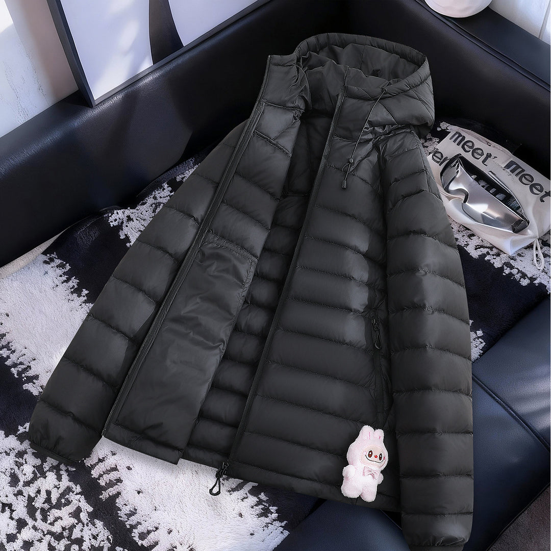 Women's Lightweight Quilted Jacket with Hood Mune Fashion