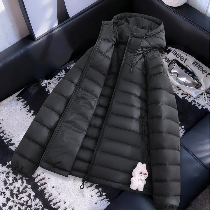 Women's Lightweight Quilted Jacket with Hood Mune Fashion