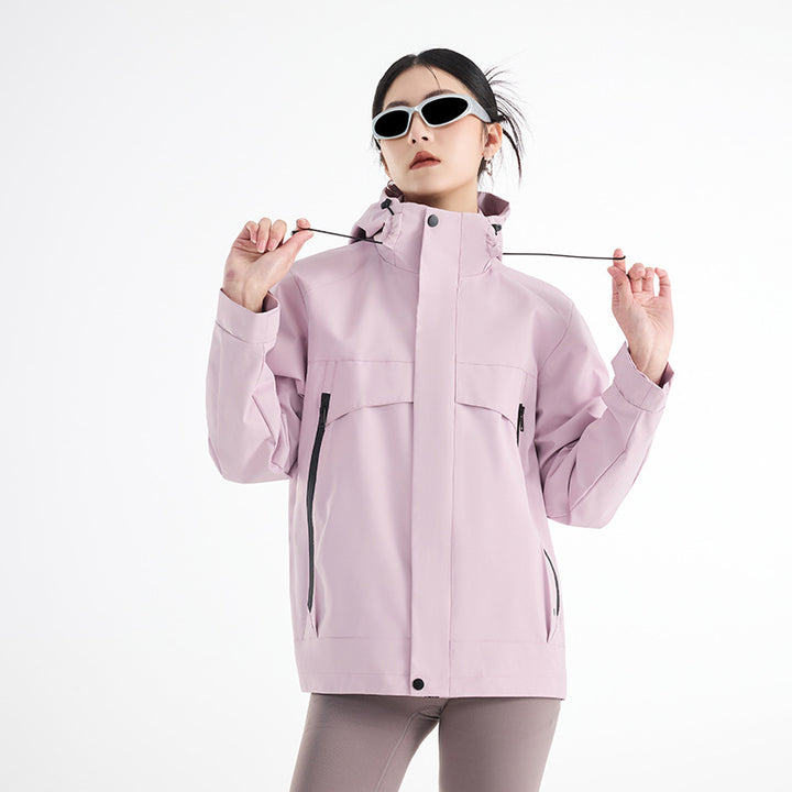 Women's technical waterproof oversized parka with hood and concealed zip pockets Mune Fashion