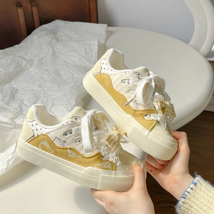 Women's sneakers with playfully romantic details and comfortable soles Mune Fashion
