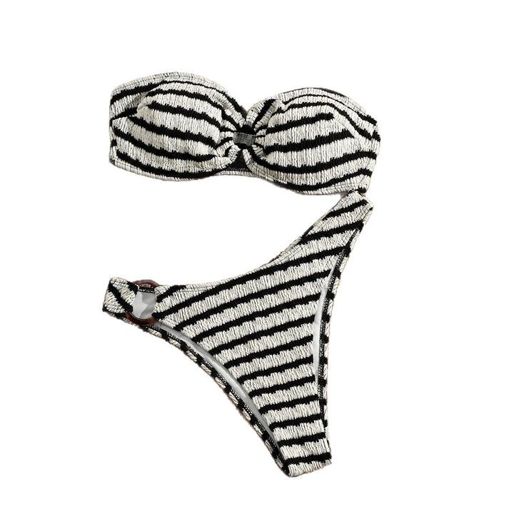 Ladies Bandeau Bikini with textured design Mune Fashion