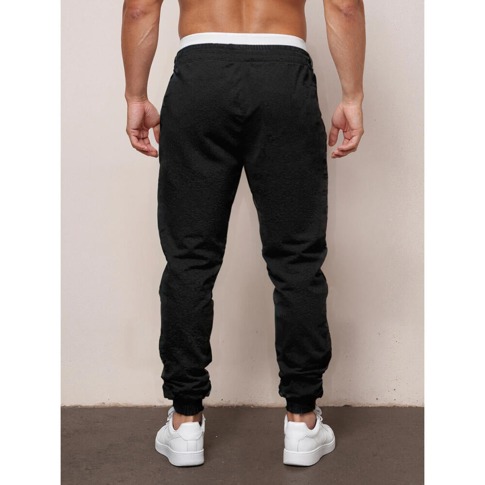 Men's Sporty Jogging Pants with Cuffs Mune Fashion