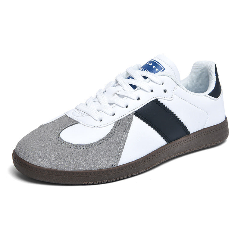 Unisex nan urban Tennis sneaker with suede overlays, padded heel collar, and vulcanized rubber sole Mune Fashion
