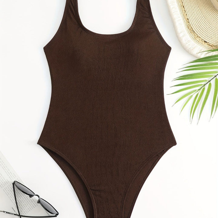 Women's One-Piece Swimsuit with Elegant Back Detail Mune Fashion