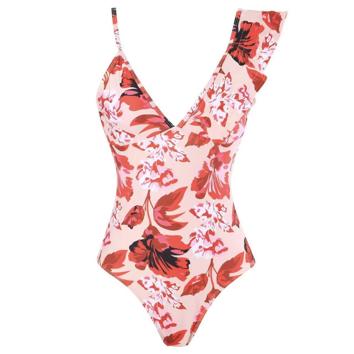 Women’s swimsuit with floral design and matching skirt Mune Fashion