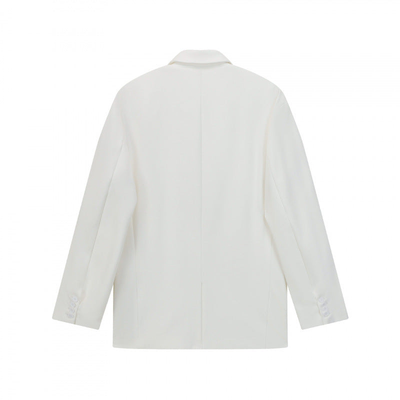 Unisex Boxy Oversized Blazer with Notch Lapel and Flap Pockets Mune Fashion