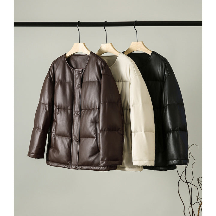 Women's quilted jacket with high collar Mune Fashion
