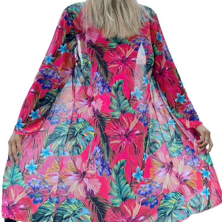 Women's Bikini Set with Airy Cover-Up Jacket Mune Fashion