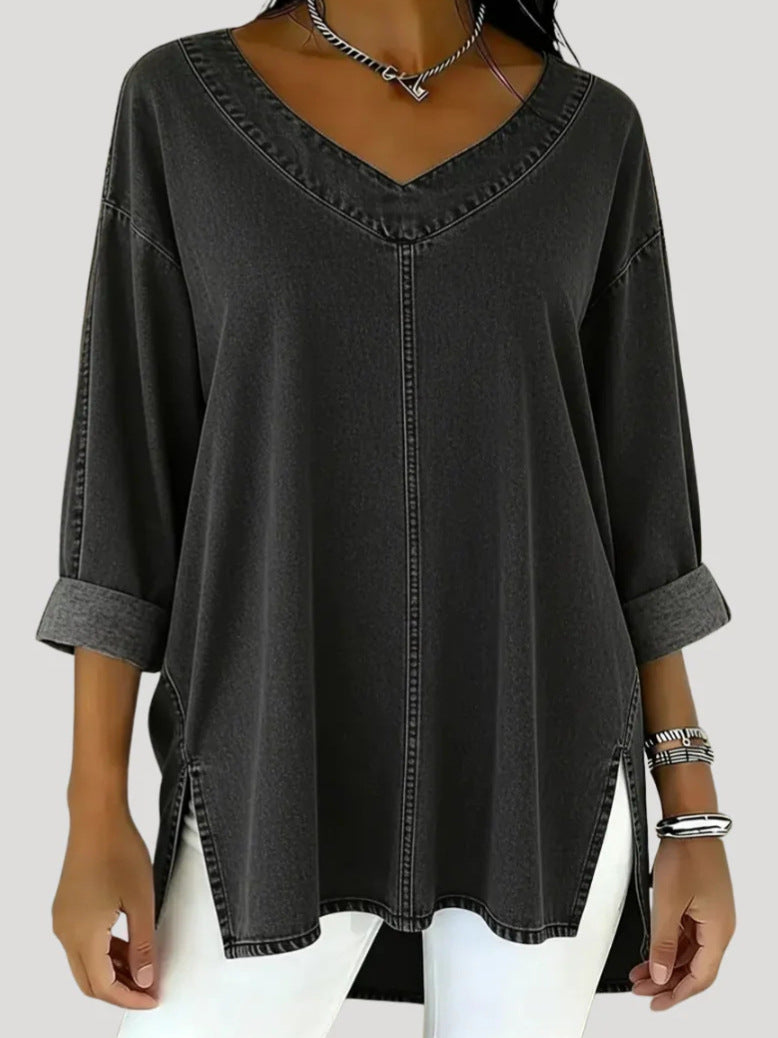 Women's Casual Denim Tunic