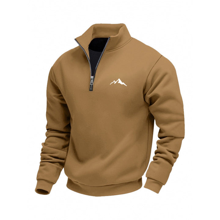 Men's sweatshirt with short zipper Mune Fashion