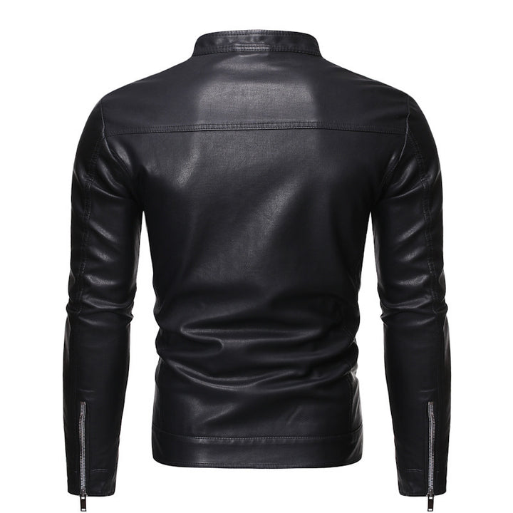 Men's Elegant Leather Jacket Mune Fashion 1788417815