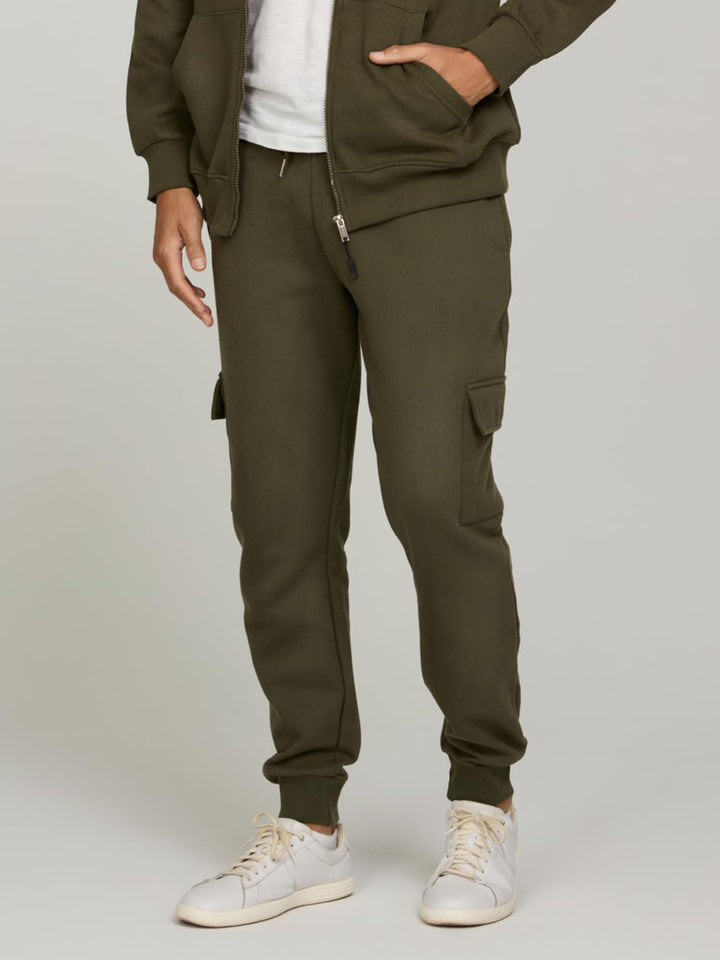 Ladies' narrow-cut cargo jogging pants with ergonomic seams, elastic comfort waistband, and patch flap pocket Mune Fashion