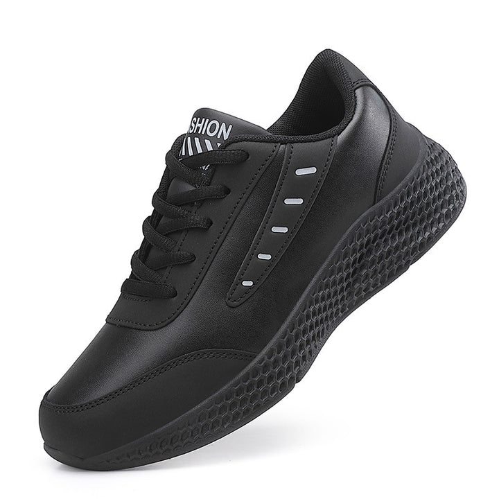 Ladies nan elegant platform sneaker made of synthetic leather with honeycomb structured cushioning sole and ergonomic comfort insole Mune Fashion