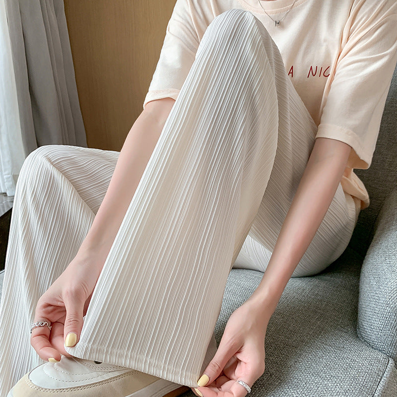 Women's Pleated Wide-Leg Pants Mune Fashion