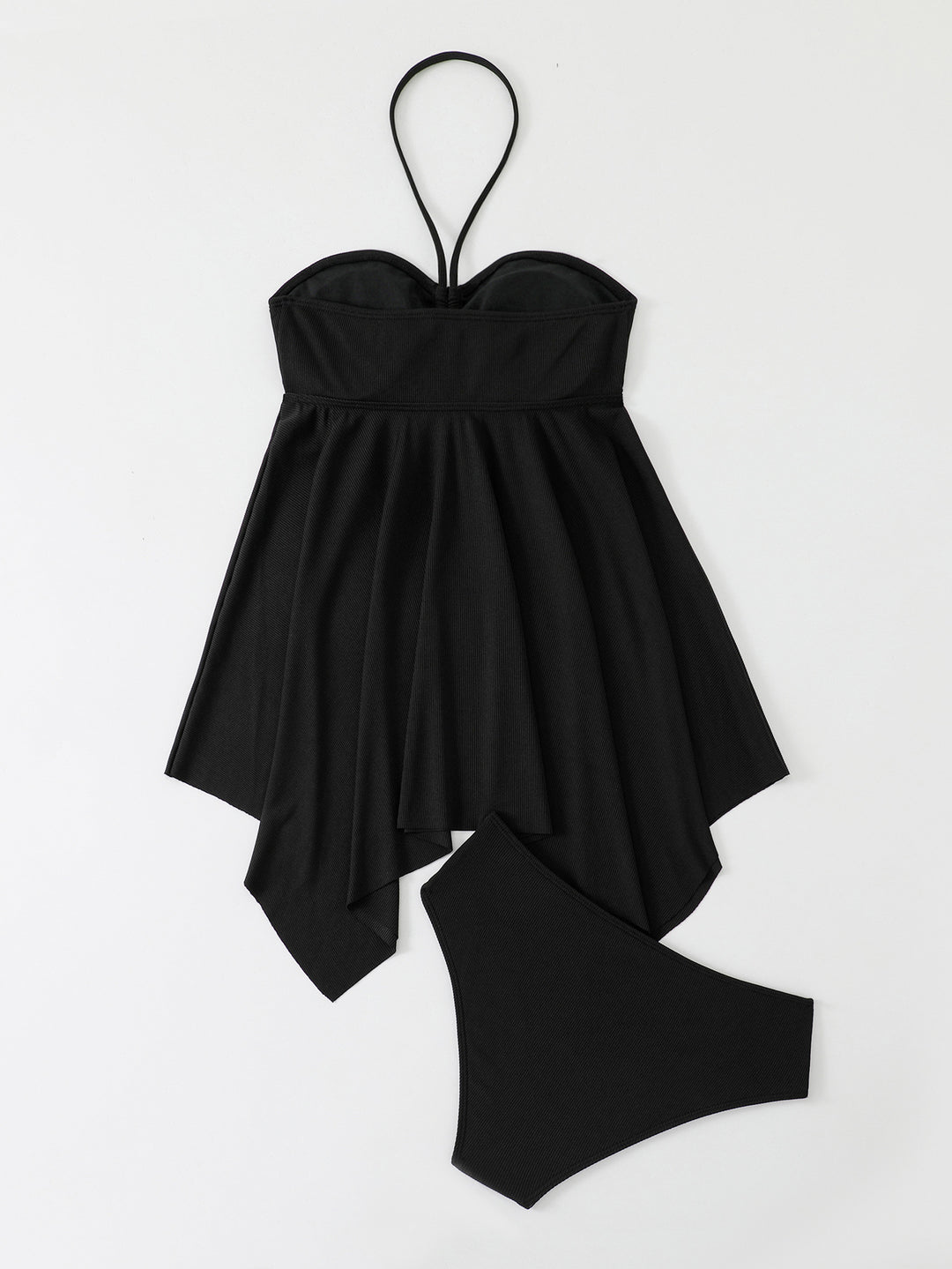 Women's wrap swimsuit with refined top and high cut Mune Fashion