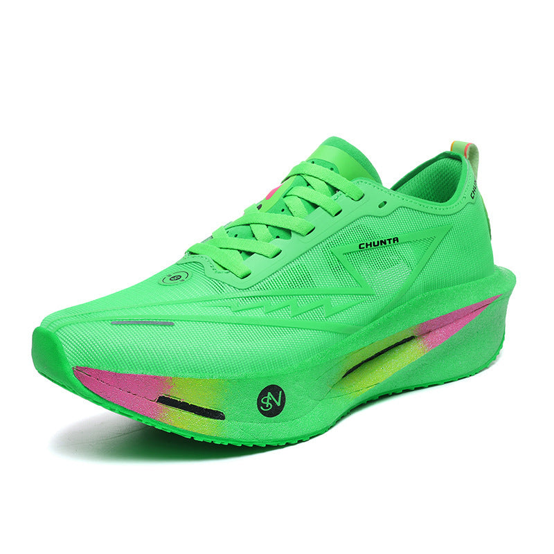 Unisex lightweight performance running shoe with cushioned platform sole and breathable mesh Mune Fashion