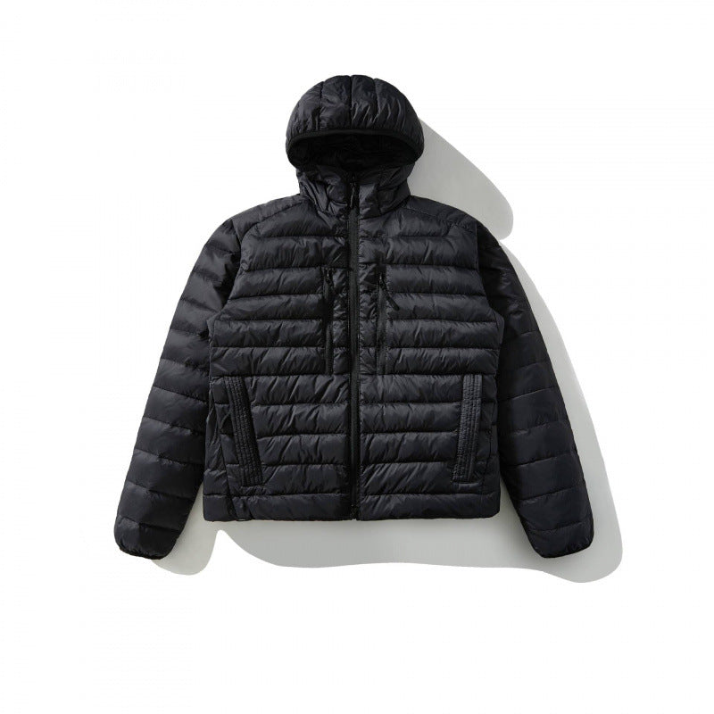 Women's ultra-light padded jacket with hood, down look and windproof outer shell Mune Fashion