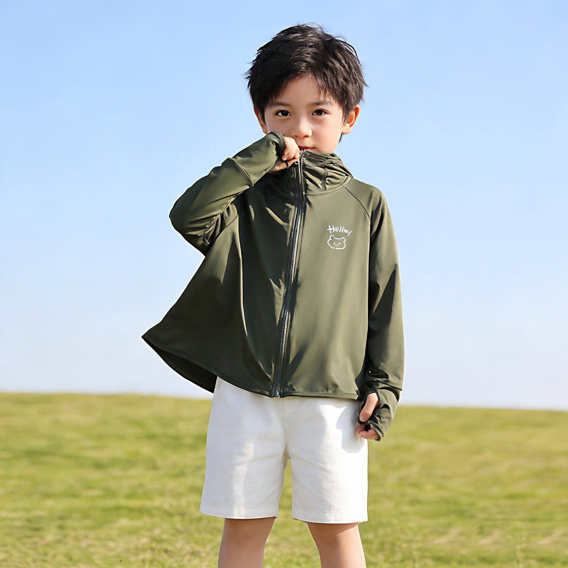 Women's Lightweight and Breathable Hoodie Jacket with Cute Animal Design Mune Fashion
