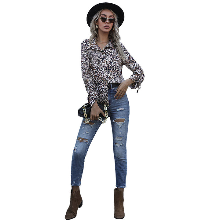 Women's Elegant Tier Pattern Blouse Mune Fashion
