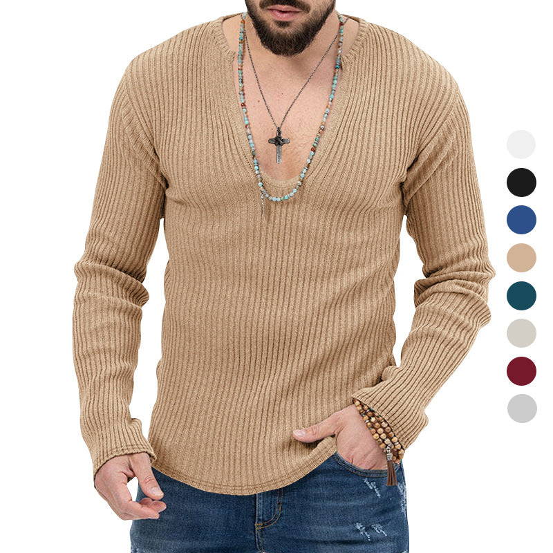 Men's lightweight fleece shirt jacket with snap button placket and side pockets Mune Fashion