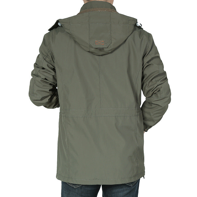 Men's Multifunctional Transitional Jacket with Hood Mune Fashion