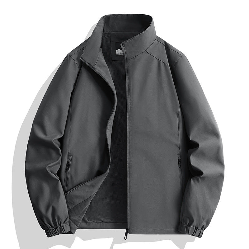 Men's Lightweight Sports Jacket with High Collar Mune Fashion 1787797825
