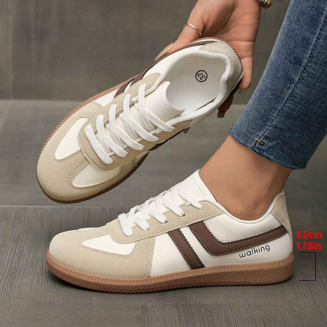 Women's Retro Sneaker with rubber sole, lightweight textile lining and comfort insole Mune Fashion