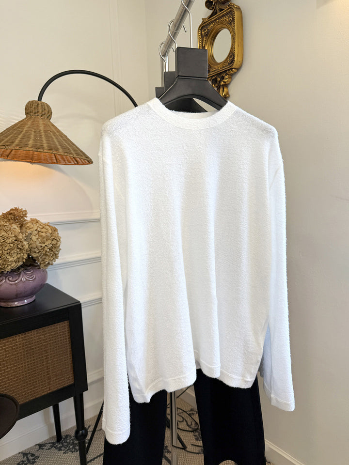 Women's Comfortable Long Sleeve Sweater with Casual Cut Mune Fashion