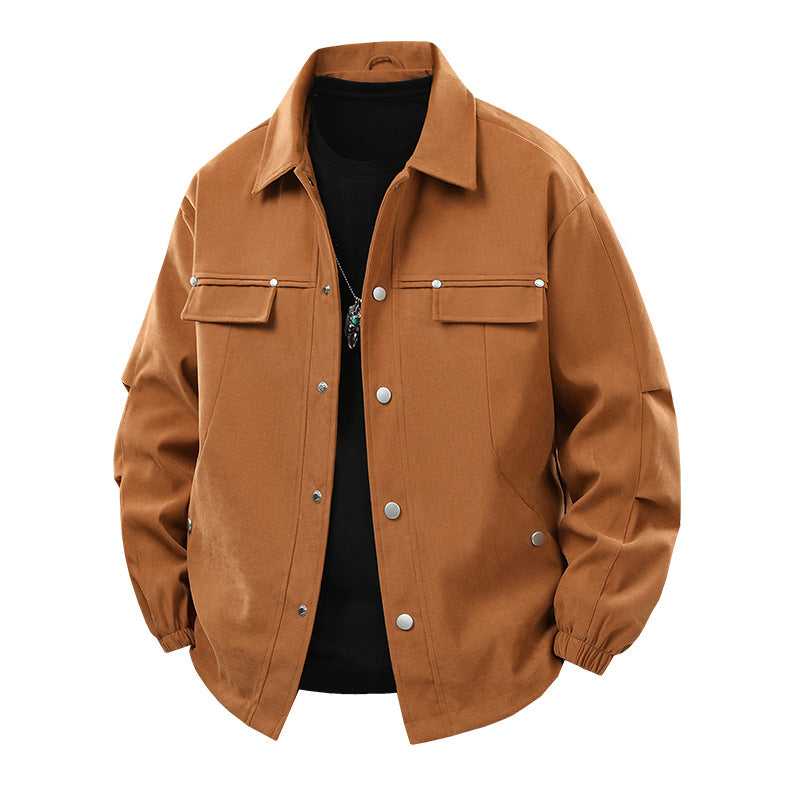 Men's Robust Utility Jacket with Practical Pockets Mune Fashion