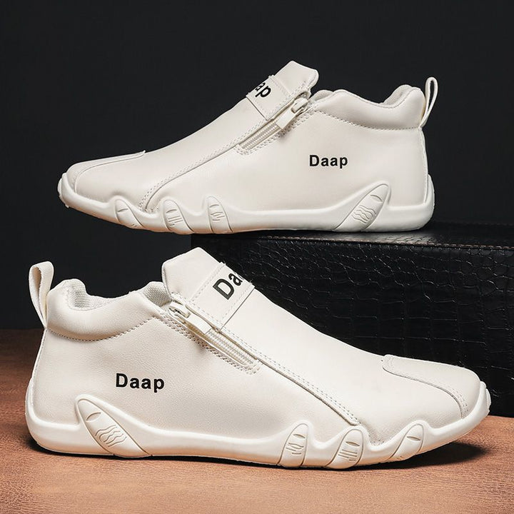 Women's Fashion Sneakers with Side Zipper and Ergonomic Sole Mune Fashion