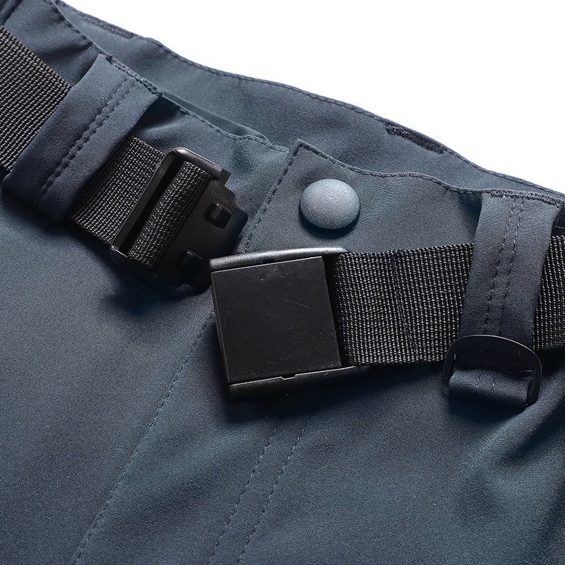 Men's Multifunctional Outdoor Pants with Adjustable Waist Mune Fashion
