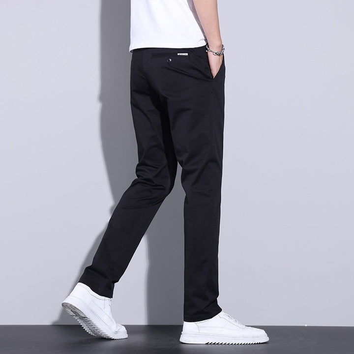 Men's elegantly cut casual pants with practical pockets Mune Fashion