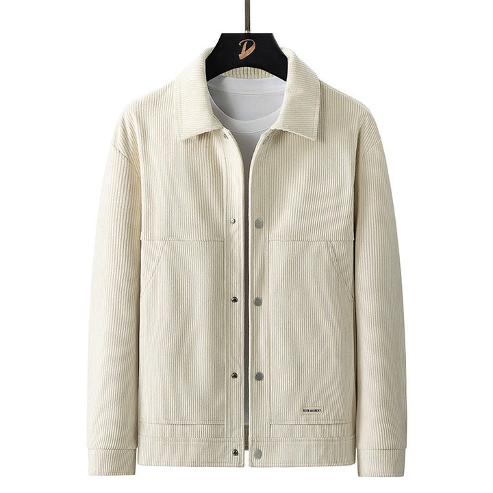 Men's cotton jacket with teddy fur lining Mune Fashion