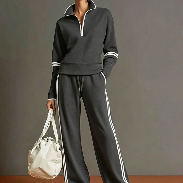 Women's Sporty Top and Pants Set Mune Fashion
